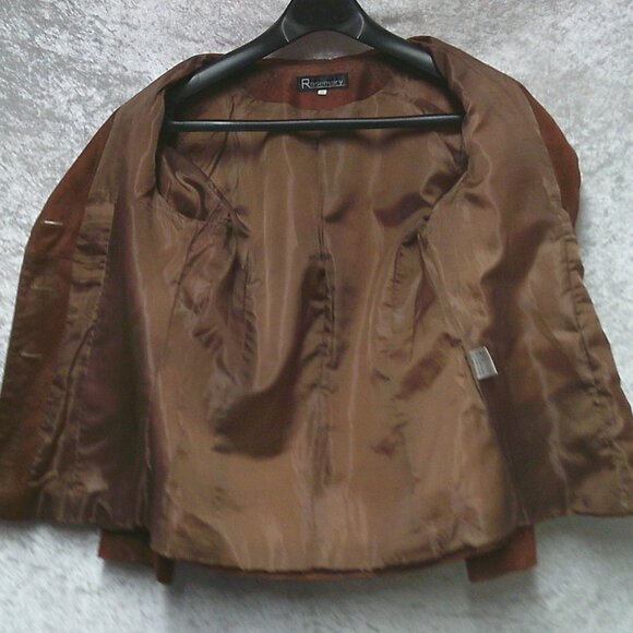 Rosemary Women's jacket skirt vest set faux lether size-13-15 - Picture 6 of 16